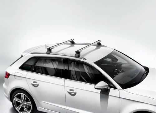 Audi a3 etron roof rack cross bars base carrier 2016 - oem new audi 8v4071151