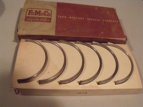 Vintage fomoco front &amp; intermed. main bearing std blue 09615 - 09665 oha 6333e