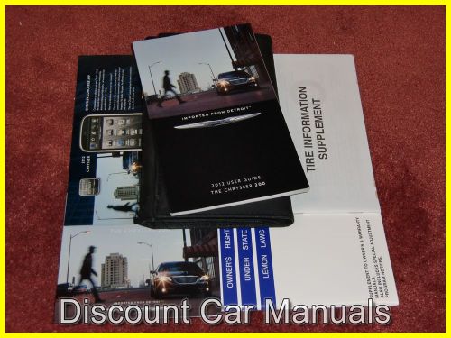 ★★ 2012 chrysler 200 sedan owners manual portfolio 12!! ★★