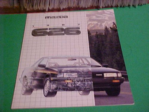 Mazda 1987 626 automobile dealers sales brochure