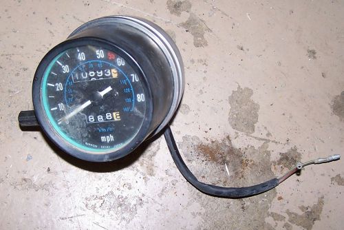 Speedometer  speedo clock  taken off kz305  kawasaki kz 305 b 09-81