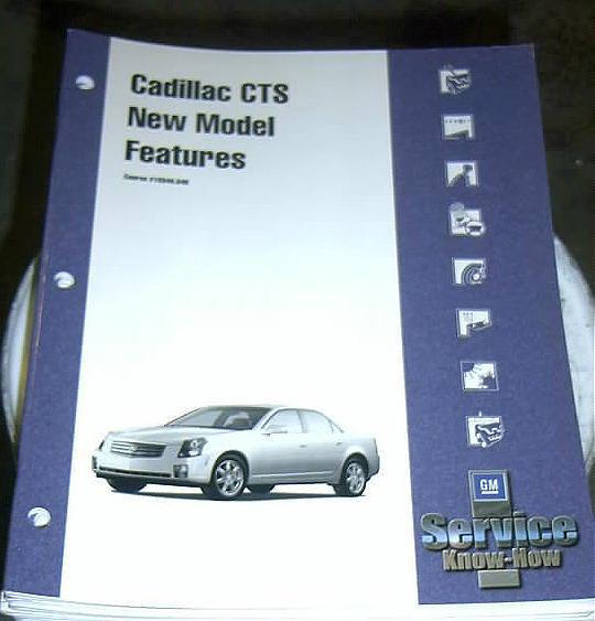 2002 cadillac cts new model features factory gm training manual