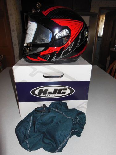 Brand new in box hjc cl-16 mc-1 voltage black/red dual lens m snowmobile helmet