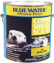 Blue water marine paint copper shield 8601 gl
