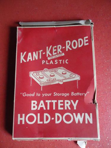 1954-1955 ford mercury  kant ker rode fd1 battery hold down,plastic,passenger