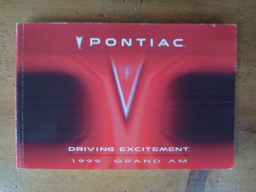 1999 pontiac grand am owner&#039;s manual