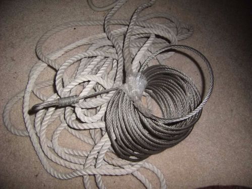34 foot rope to wire halyard
