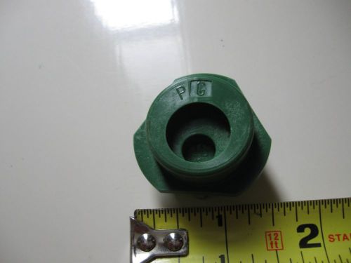 1989 cadillac deville oem nos wire hub cap locking nut (g) green code. (1)