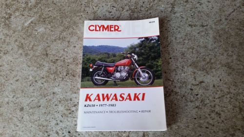 Clymer repair manual m358, 77-83 kawasaki kz650