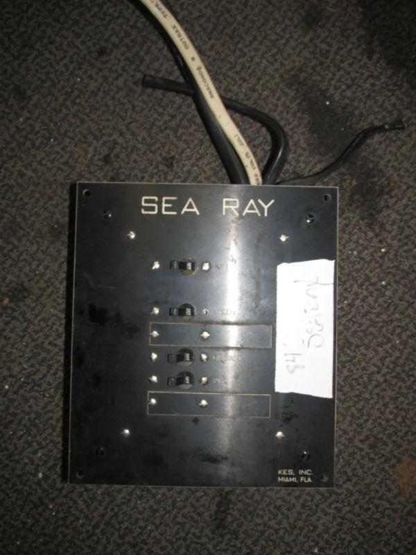 1984 sea ray breaker box fuses covers main outlets hot water & stove good cond. 