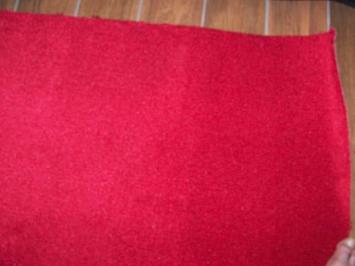 1966 corvette red nylon carpet roll of 68 inches x 40 inches