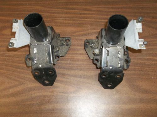 Bmw z3 roadster rollover roll bar support bracket pair w bolts 1996-2002