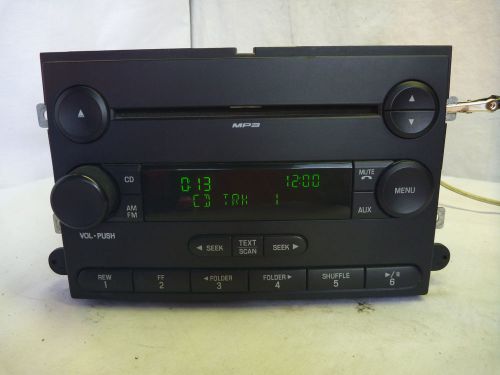 07 Ford Fusion Mercury Milan Radio Cd MP3 Player 7E5T-18C869-BE RE28, image 1