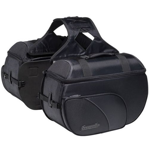 Tourmaster nylon cruiser iii box saddlebag black