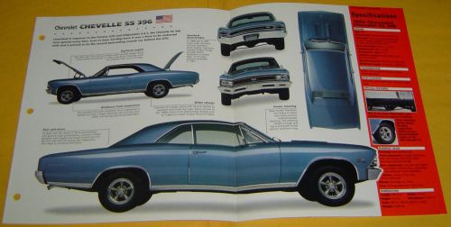 1966 chevrolet chevelle blue ss 396 ci 375 hp l78 imp info/specs/photo 15x9
