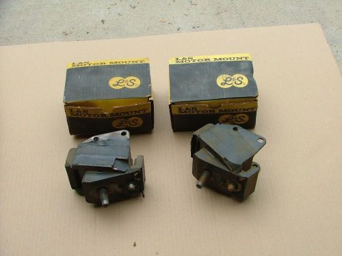 1965-67 cadillac front motor mounts, pair, nos!