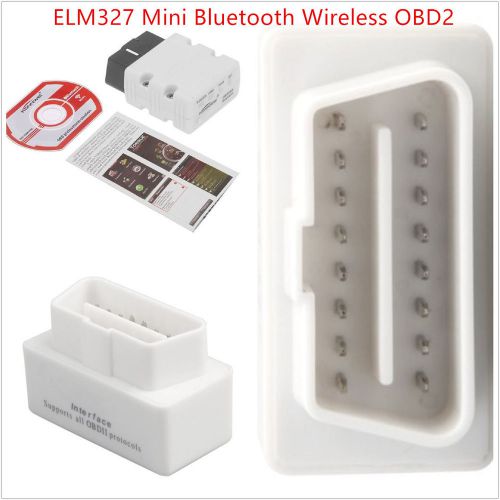 Kw902 elm327 mini bluetooth wireless obd2 car diagnostic tool scanner reader