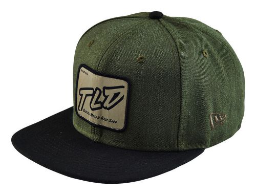 Troy lee designs just right 2016 mens snapback hat heather military green