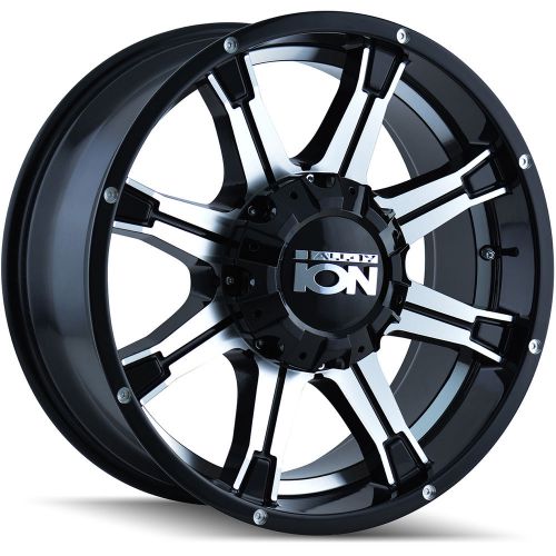 18x9 black machined style 196 5x4.5 &amp; 5x5 +18 wheels open country mt 37 tires