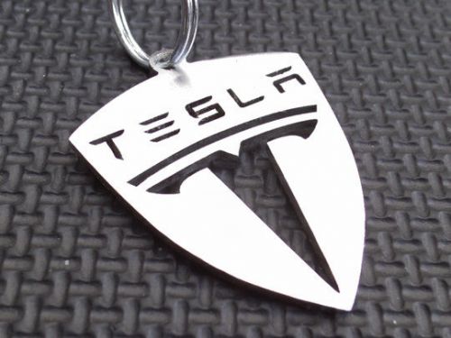 Tesla keyring model s roadster p85 d x 3 hybrid motors p90d awd keychain emblem