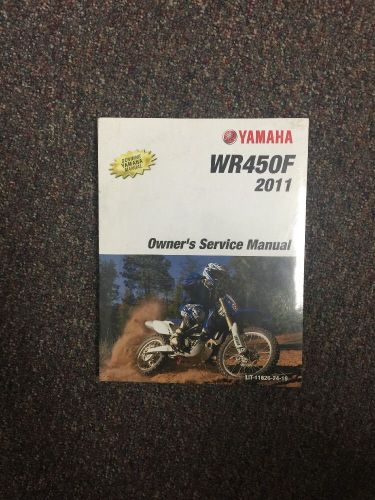 2011 wrf450f owner/service manual