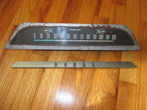 Original 1959 59 dodge coronet custom royal lancer speedometer