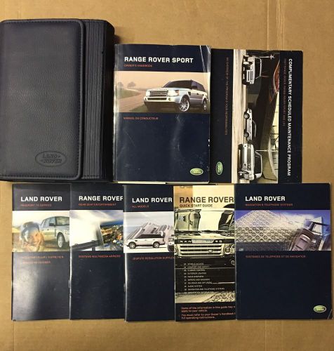 2007 range rover sport owner&#039;s manual with case