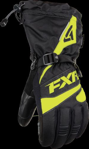 Fxr racing fuel glove blk/hi vis size extra large snowmobile gloves 15606.71016