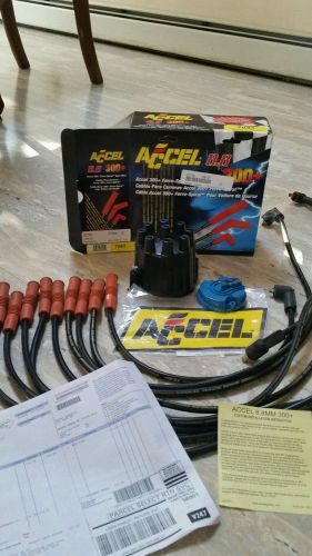 Accel ignition wire set, accel cap &amp; rotor set ( $137 value !! ) 8.8 mm/ 300 +