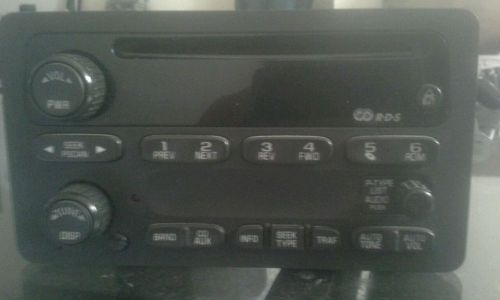 2003 gm chevrolet impala / malibu car stereo radio / cd player (stock)