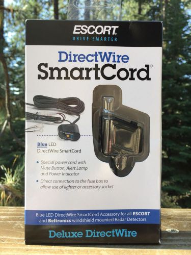 Escort direct wire smartcord (blue led) &#034;new&#034;