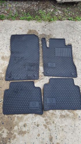 2003 - 2009 mercedes benz e class all weather rubber floor mats black w211 oem