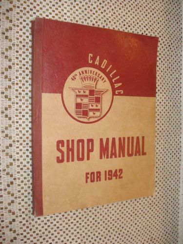 1942 cadillac shop manual original service book rare nr