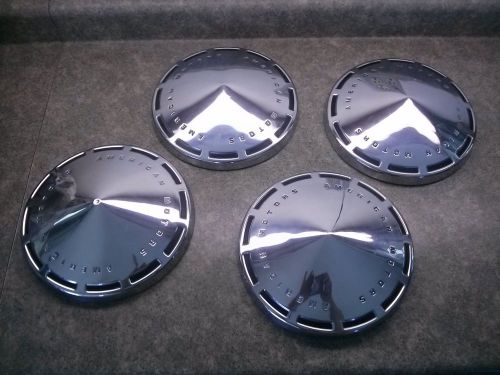 Amc american motors *** never used*** dog dish hub caps  set of 4