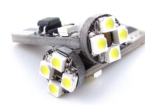 4 x error free 8smd canbus led xenon hid white w5w t10 side light bulbs 6000k