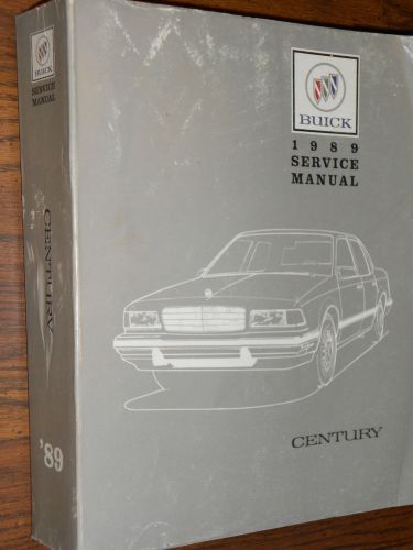 1989 buick century shop manual / original shop book!