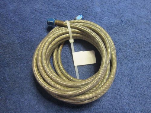Nos 16 foot -4 an braided stainless steel nitrous hose, nice