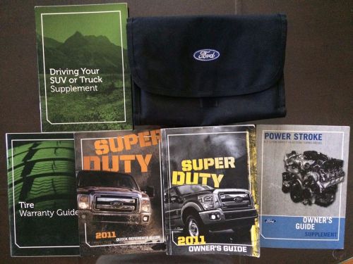 2011 ford f-series owners guide/ manual