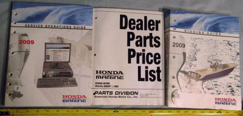 2009 honda marine outboard boat motor rigging guide manual book ppd53343-g