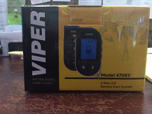 Viper 4706v 2-way lcd remote start / keyless entry / smartstart compatible (bran