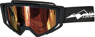 Hmk carbon snowmobile goggles black