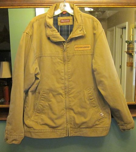 Vintage men&#039;s dri duck &#034;hummer&#034; canvas style lined jacket-size large