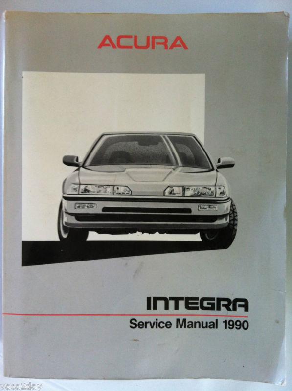 Acura integra 1990 service manual book 1990  