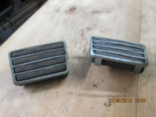 Vintage brake and clutch pedal covers
