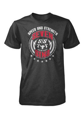 Speed & strength seven sins t-shirt heather charcoal s/small