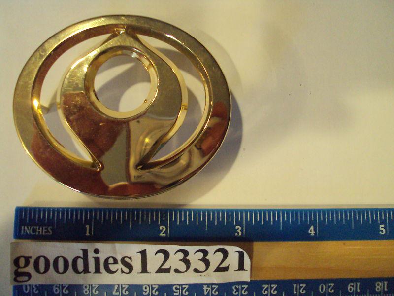 New mazda gold emblem #10291 2 3/4" x 2 1/4"