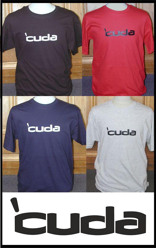 Cuda vintage logo t-shirt, plymouth, barracuda, 70, 71, 72, 73, 74