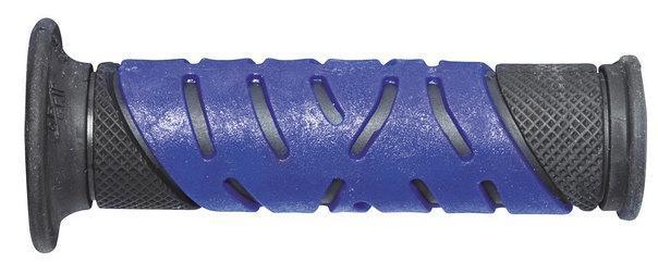 Pro grip dual density sportbike gel grips 719 blue