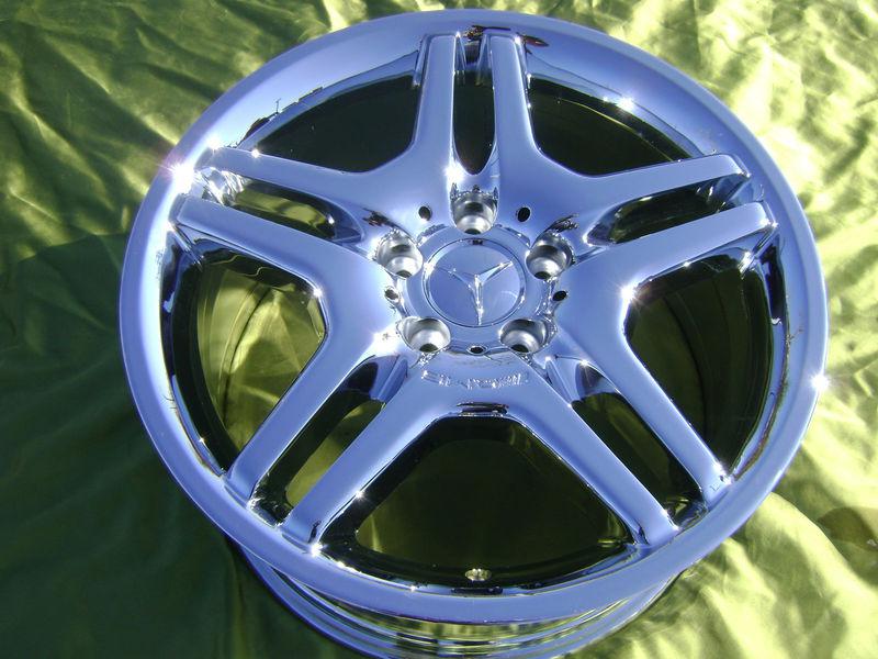 18'' mercedes benz s55/s430/s500 chrome wheels amg exchange