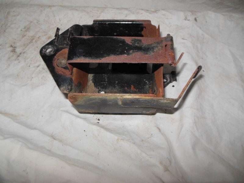 1969 honda sl90-hm battery box has some surface rust